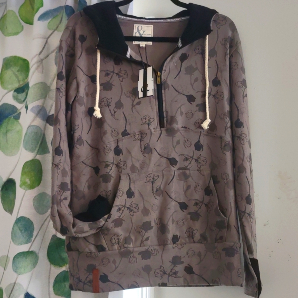 Ampersand &a hooded sweatshirt zip